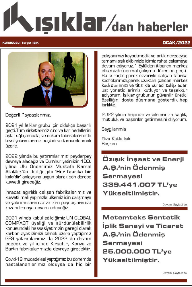Ocak 2022